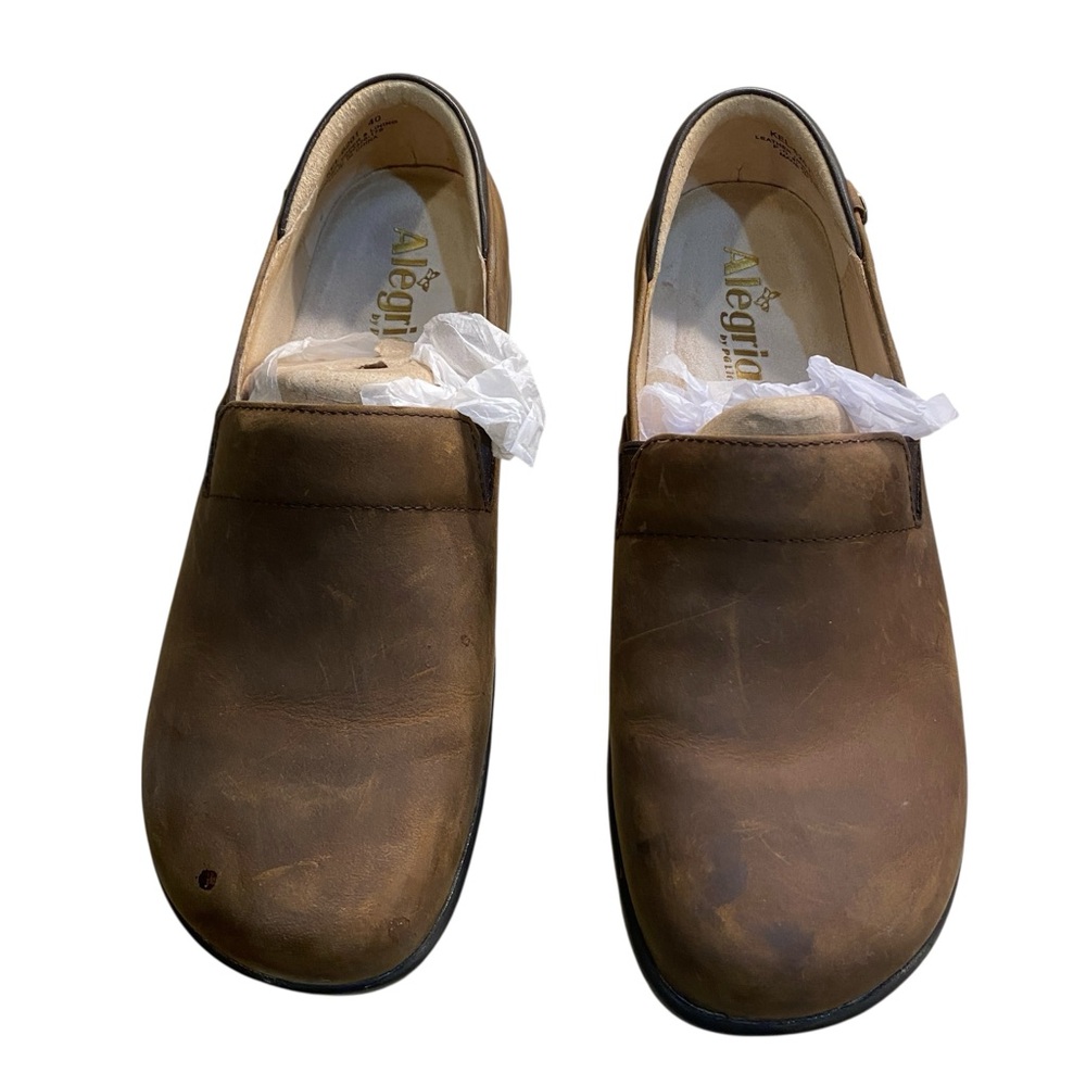 Women's Alegria Keli Oiled Brown Shoes Size Size 40 NWT - Picture 10 of 11